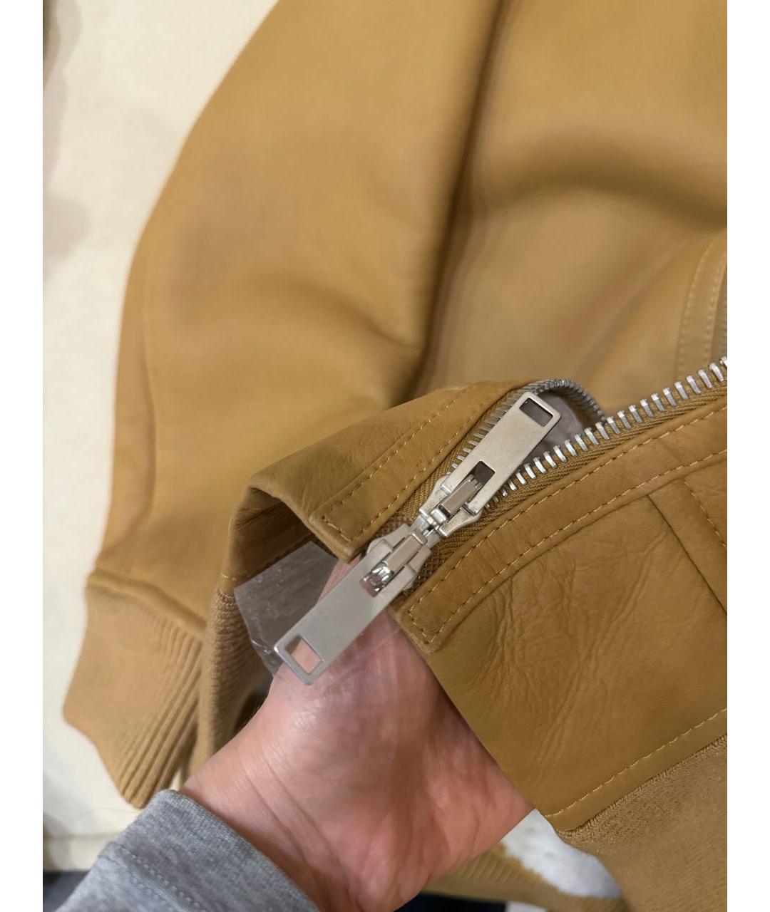 12 STOREEZ Коричневая кожаная дубленка, фото 4