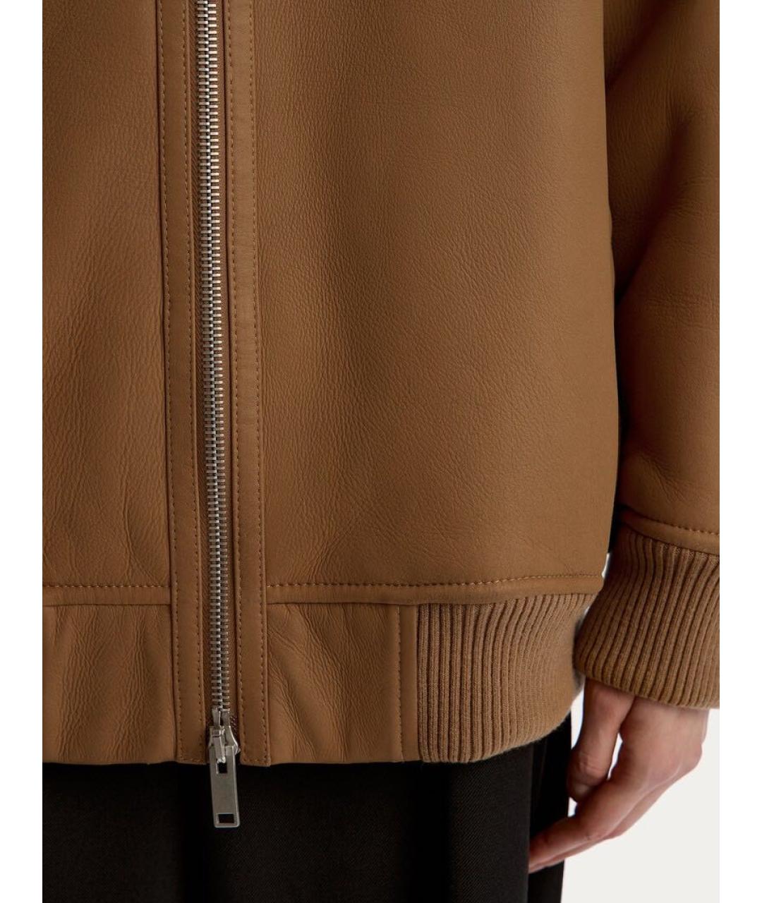12 STOREEZ Коричневая кожаная дубленка, фото 2