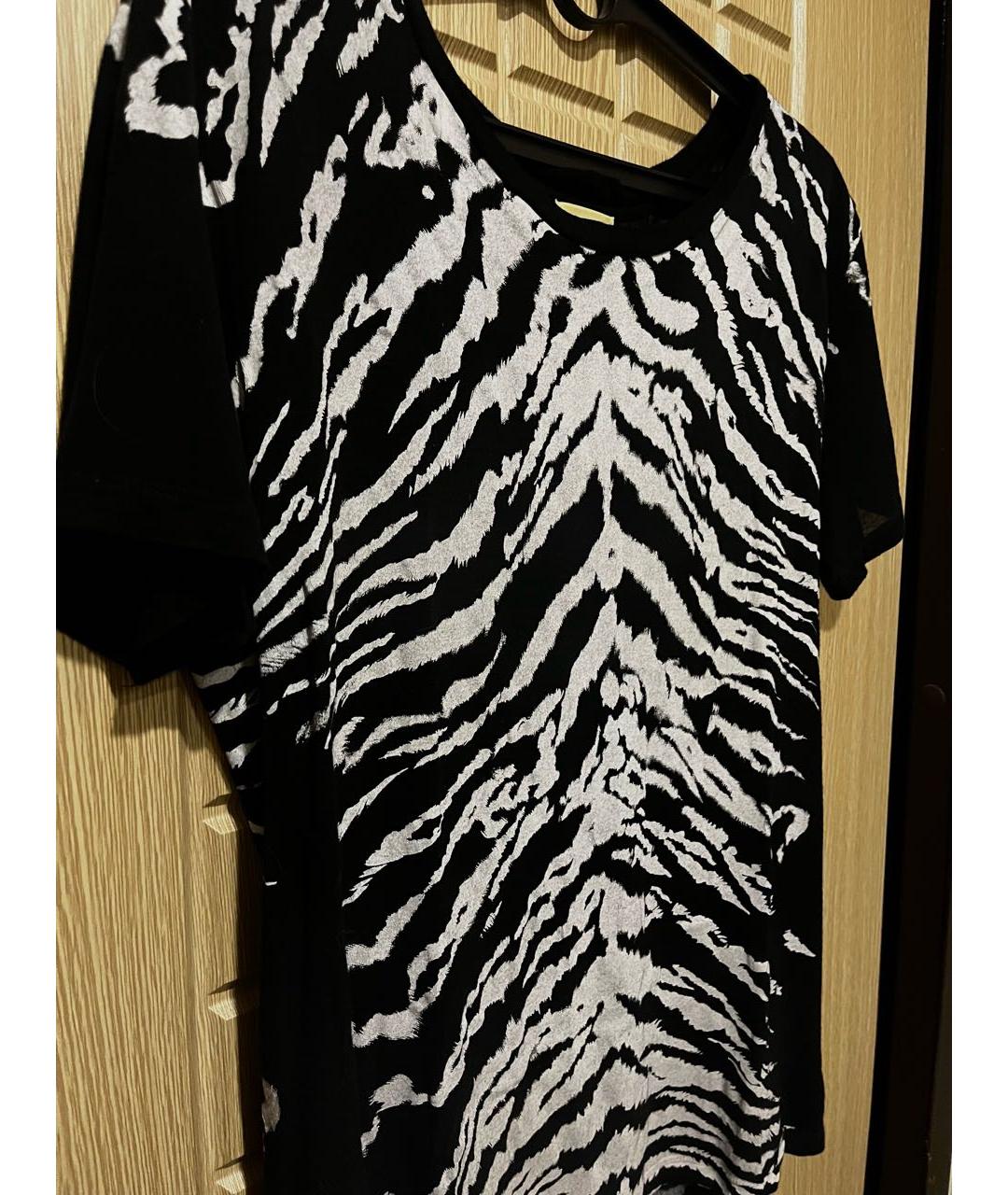 SAINT LAURENT Черная хлопковая футболка, фото 2