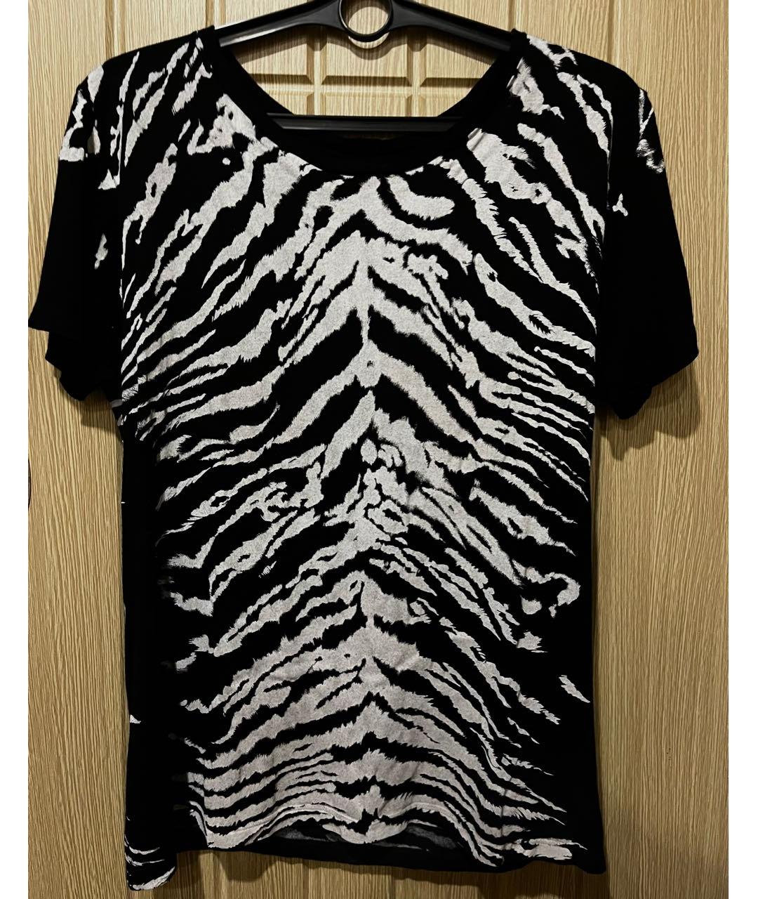 SAINT LAURENT Черная хлопковая футболка, фото 6