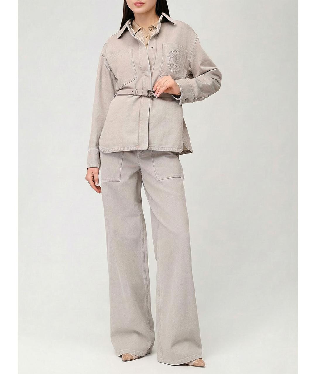 FENDI Бежевая хлопковая куртка, фото 2