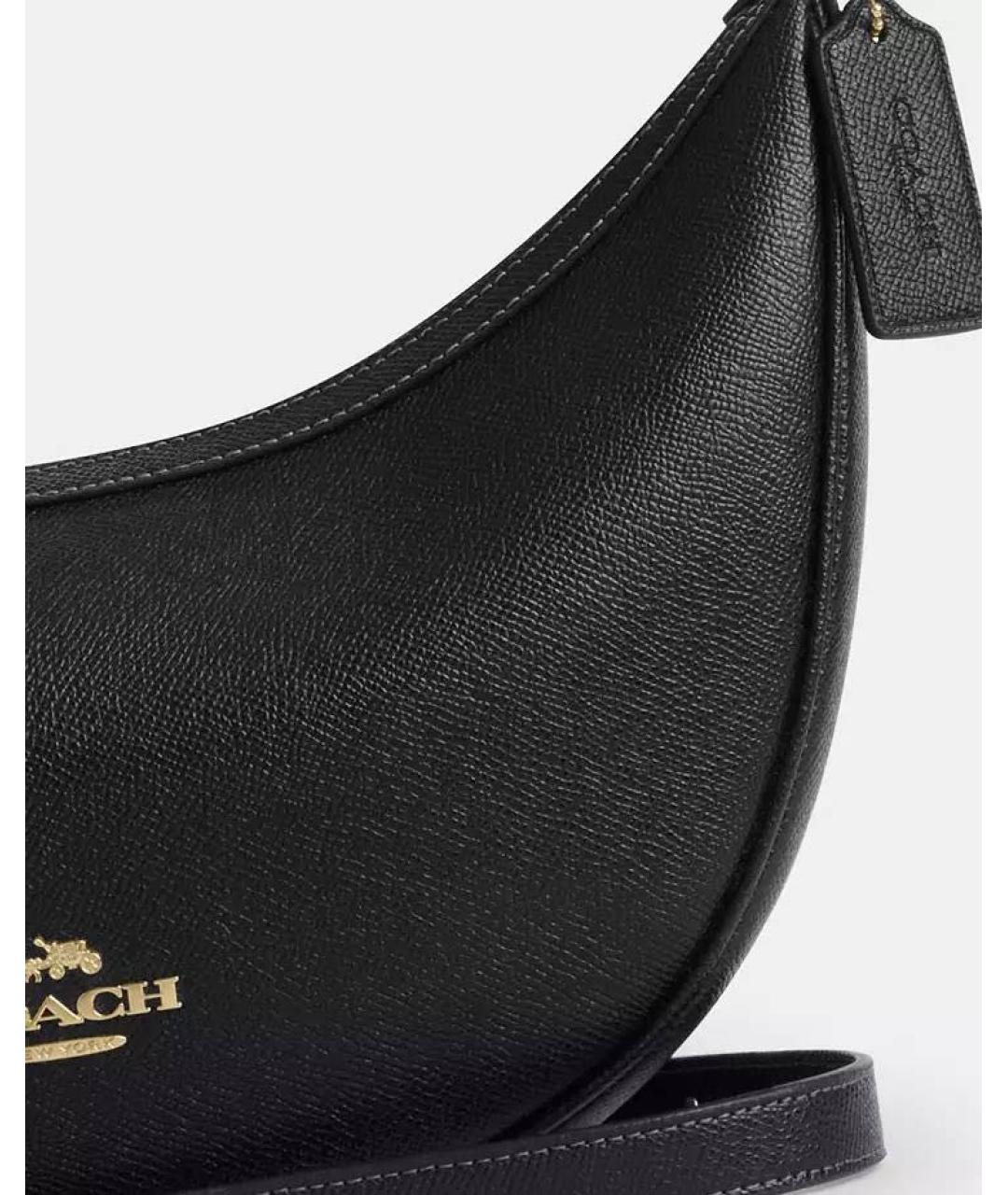 COACH Черная сумка с короткими ручками, фото 2