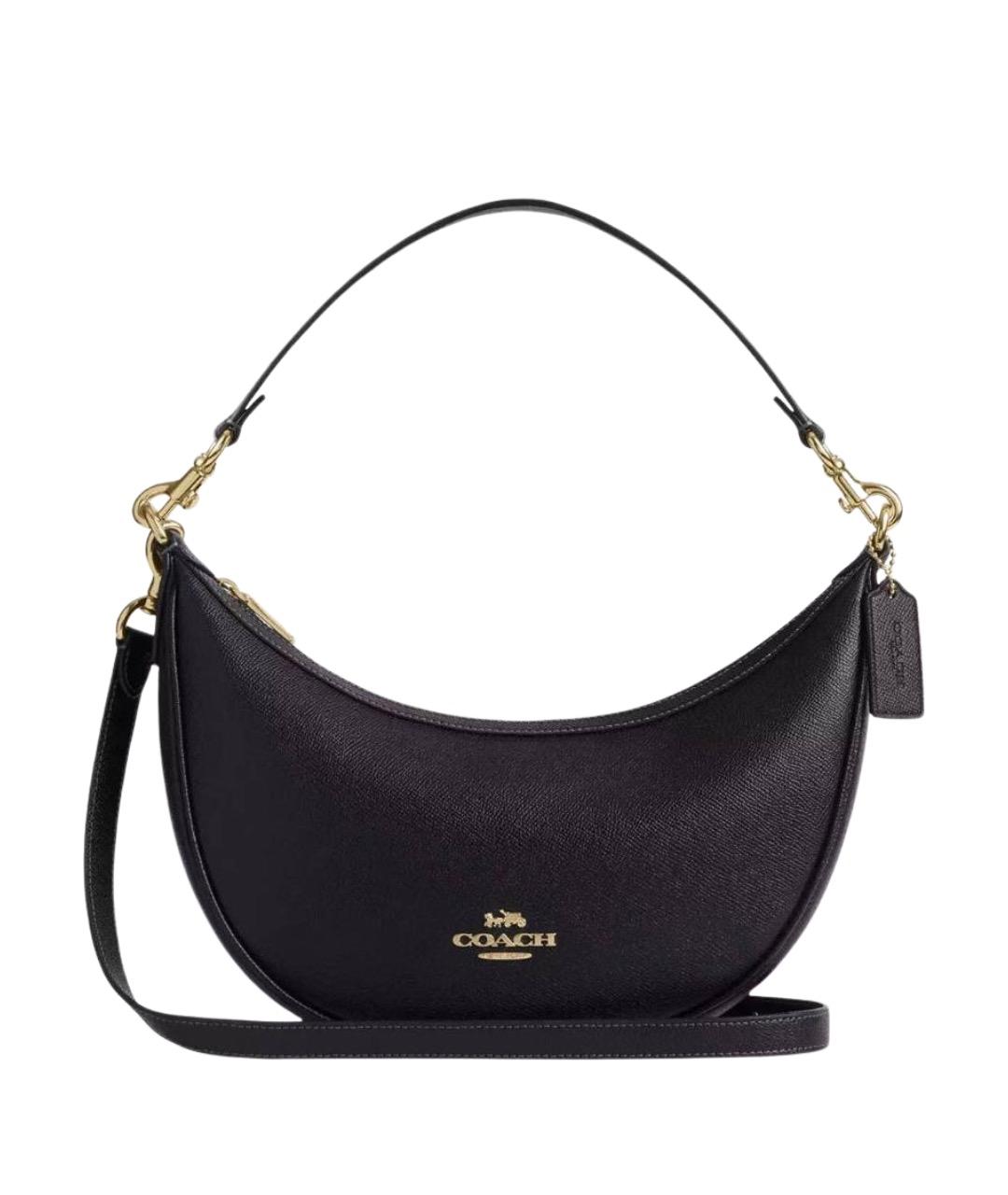 COACH Черная сумка с короткими ручками, фото 1
