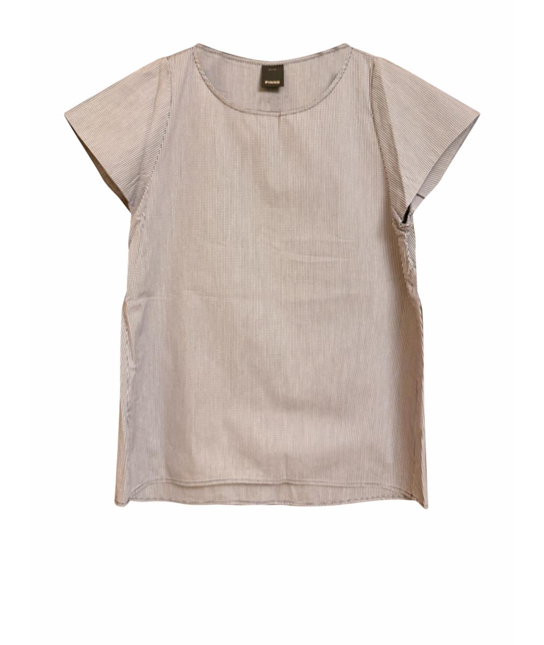 PINKO Синяя хлопковая блузы, фото 1