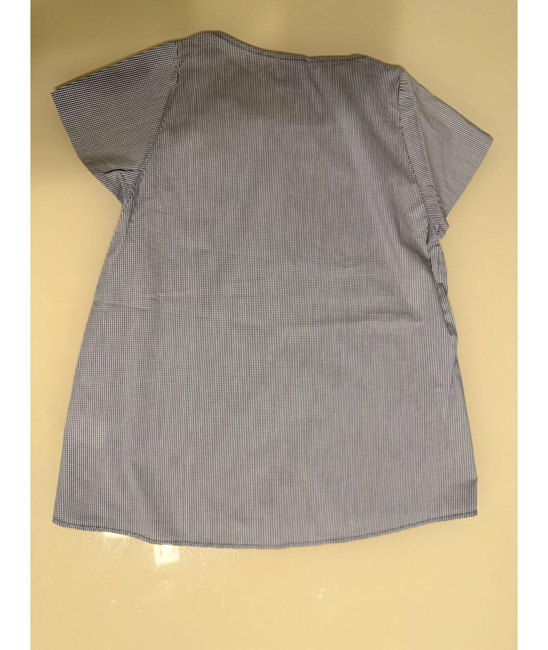 PINKO Синяя хлопковая блузы, фото 2