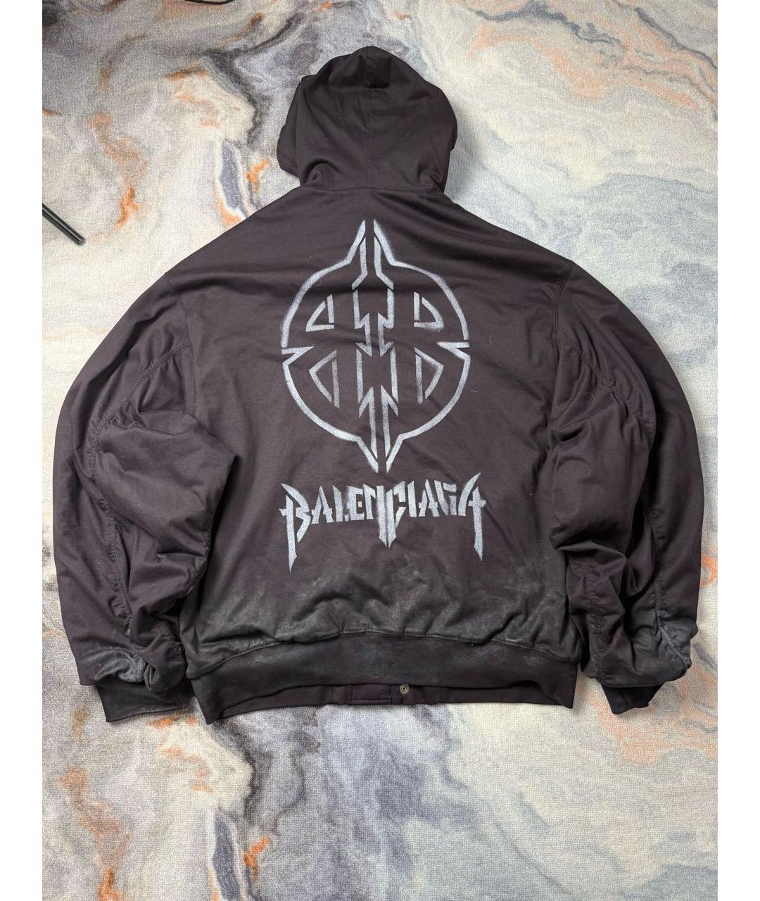 BALENCIAGA Черная куртка, фото 2