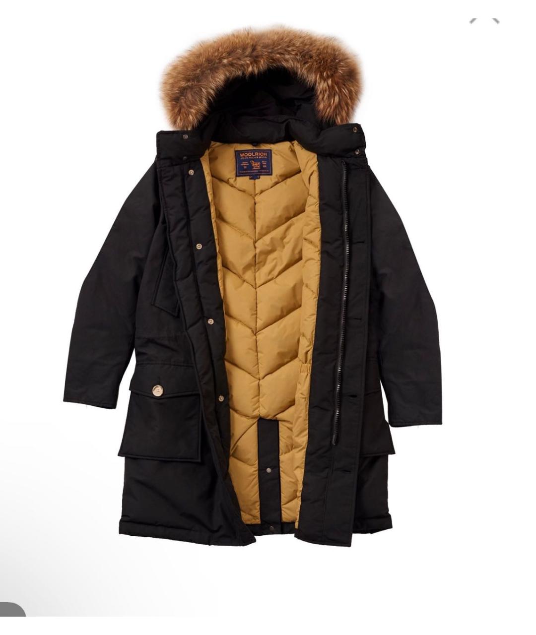 WOOLRICH Черная атласная парка, фото 5