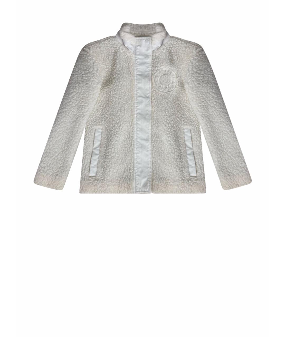 BURBERRY Белая шерстяная куртка, фото 1