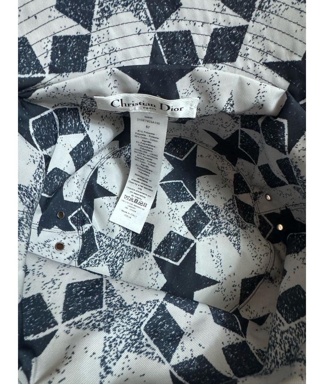 CHRISTIAN DIOR Темно-синяя панама, фото 2