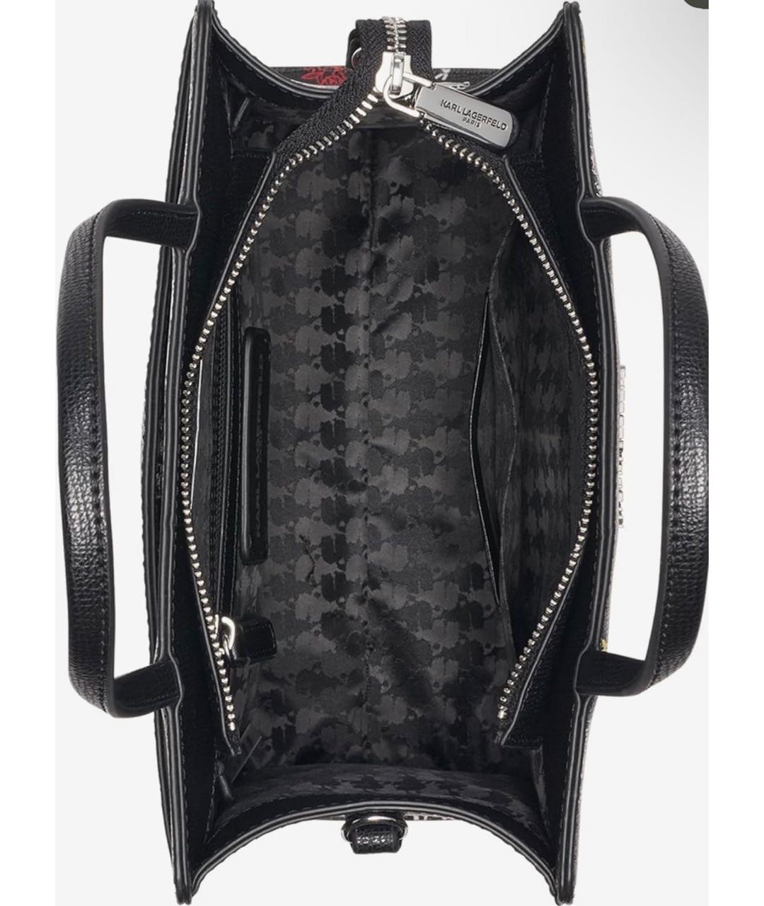KARL LAGERFELD Черная сумка через плечо, фото 3
