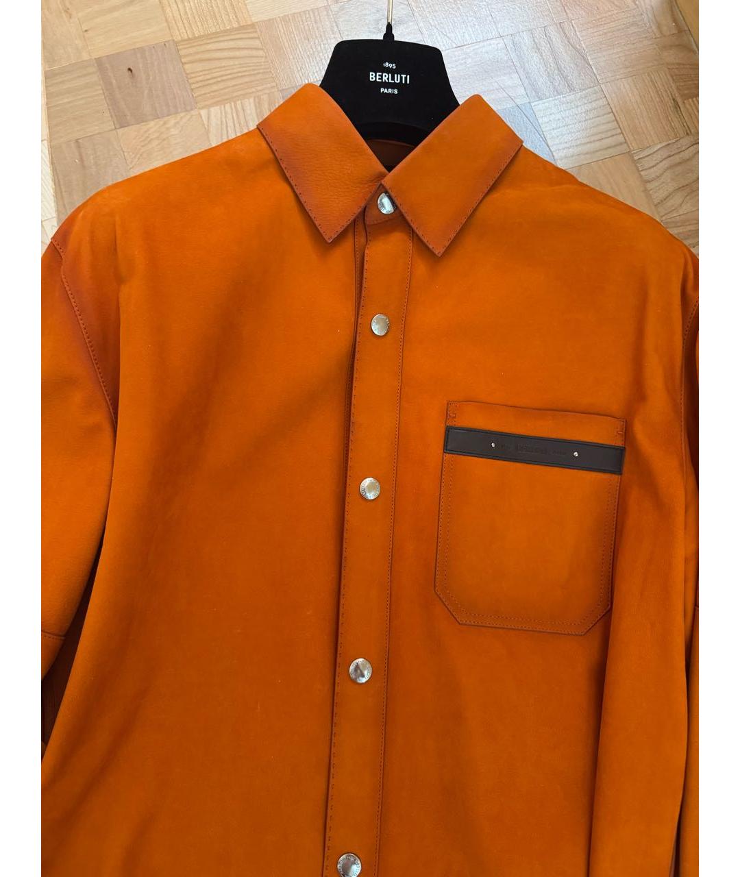 BERLUTI Коралловая кэжуал рубашка, фото 2