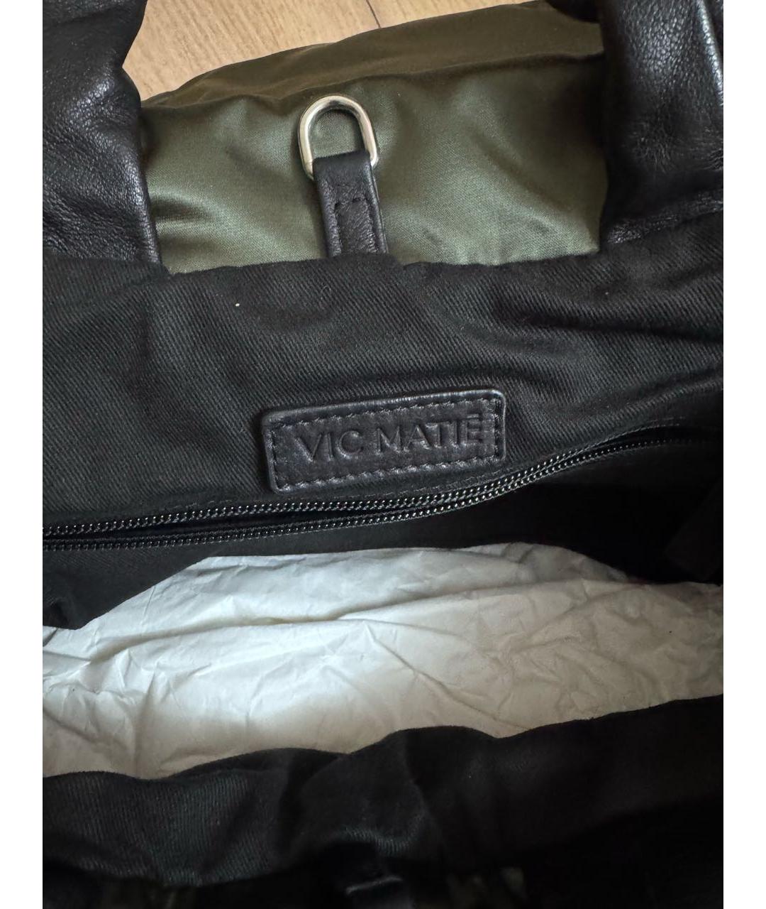 VIC MATIE Хаки тканевый рюкзак, фото 4