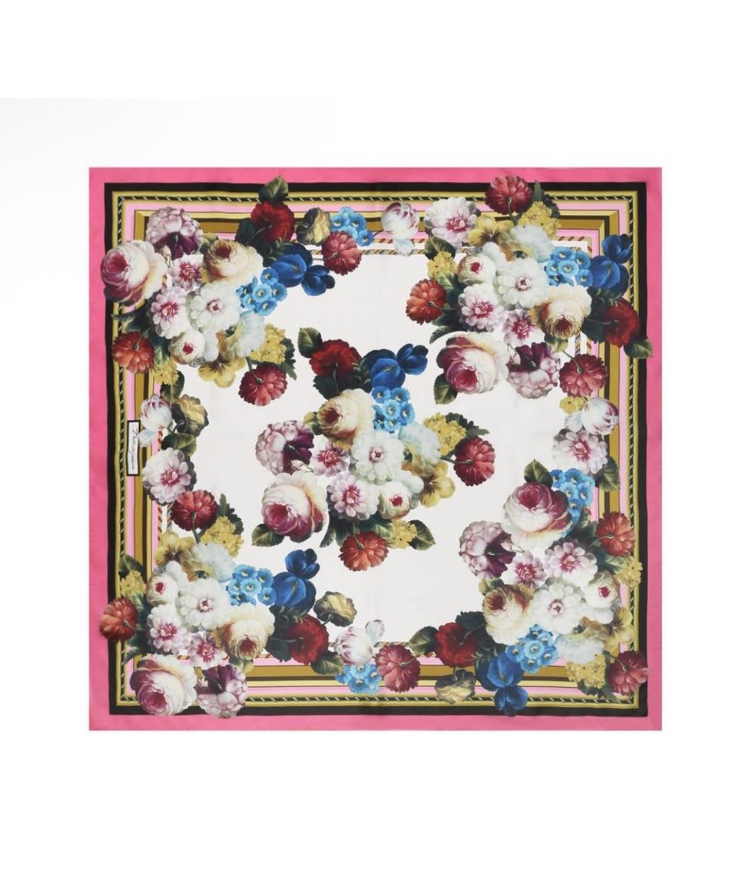 DOLCE&GABBANA Мульти шелковый платок, фото 1