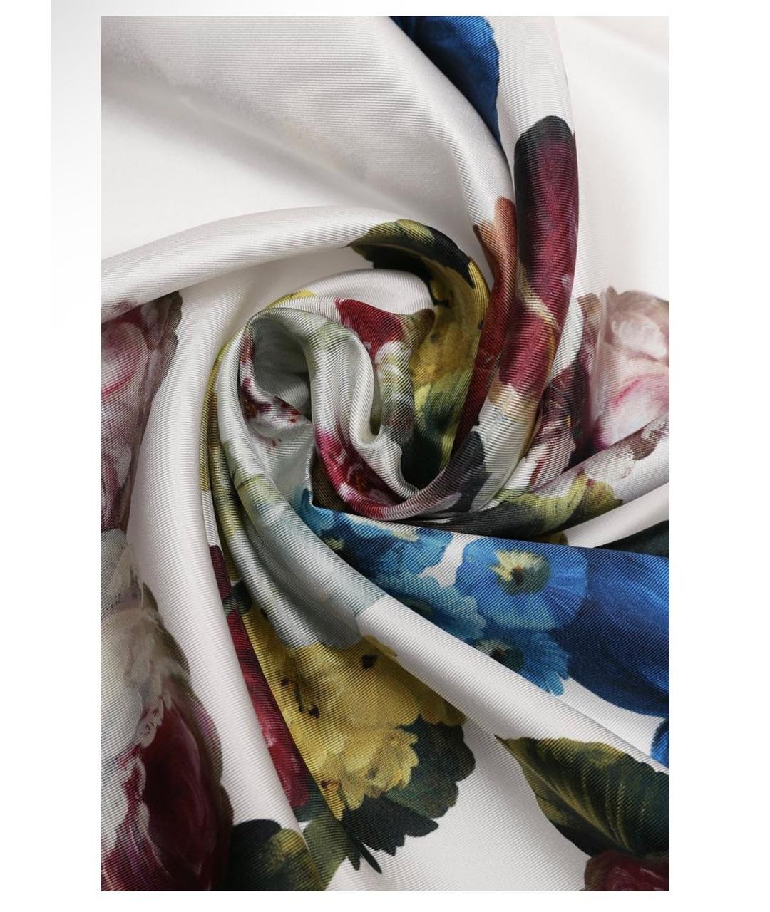 DOLCE&GABBANA Мульти шелковый платок, фото 2