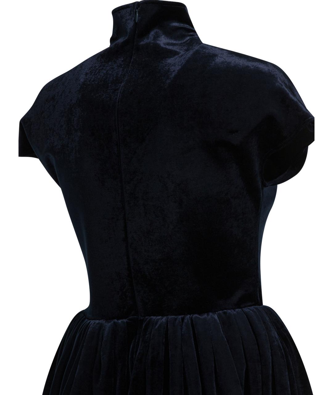 ALAIA Темно-синее полиамидовое повседневное платье, фото 3