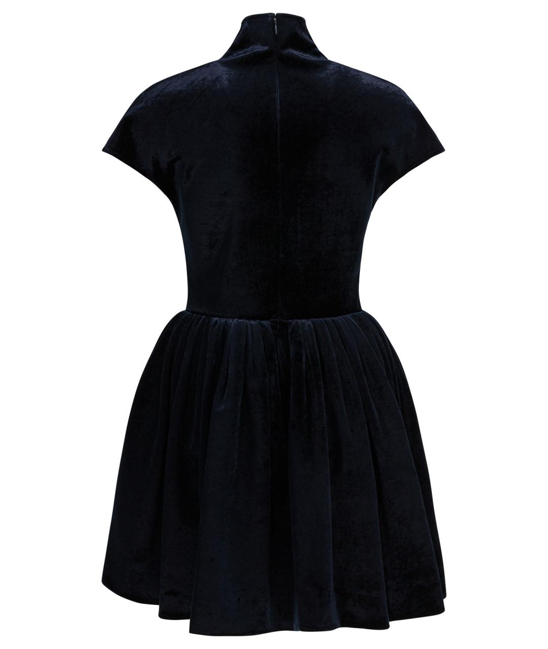 ALAIA Темно-синее полиамидовое повседневное платье, фото 2