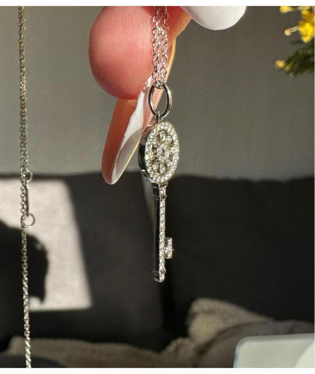 TIFFANY&CO Серебряная платиновая подвеска, фото 2