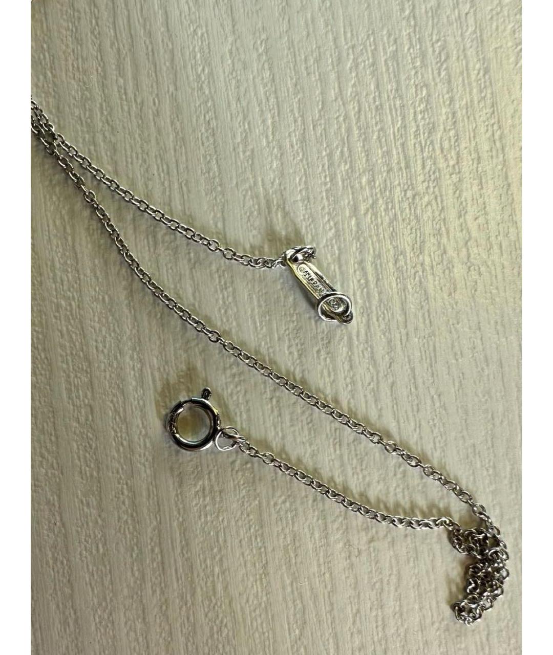 TIFFANY&CO Серебряная платиновая подвеска, фото 6