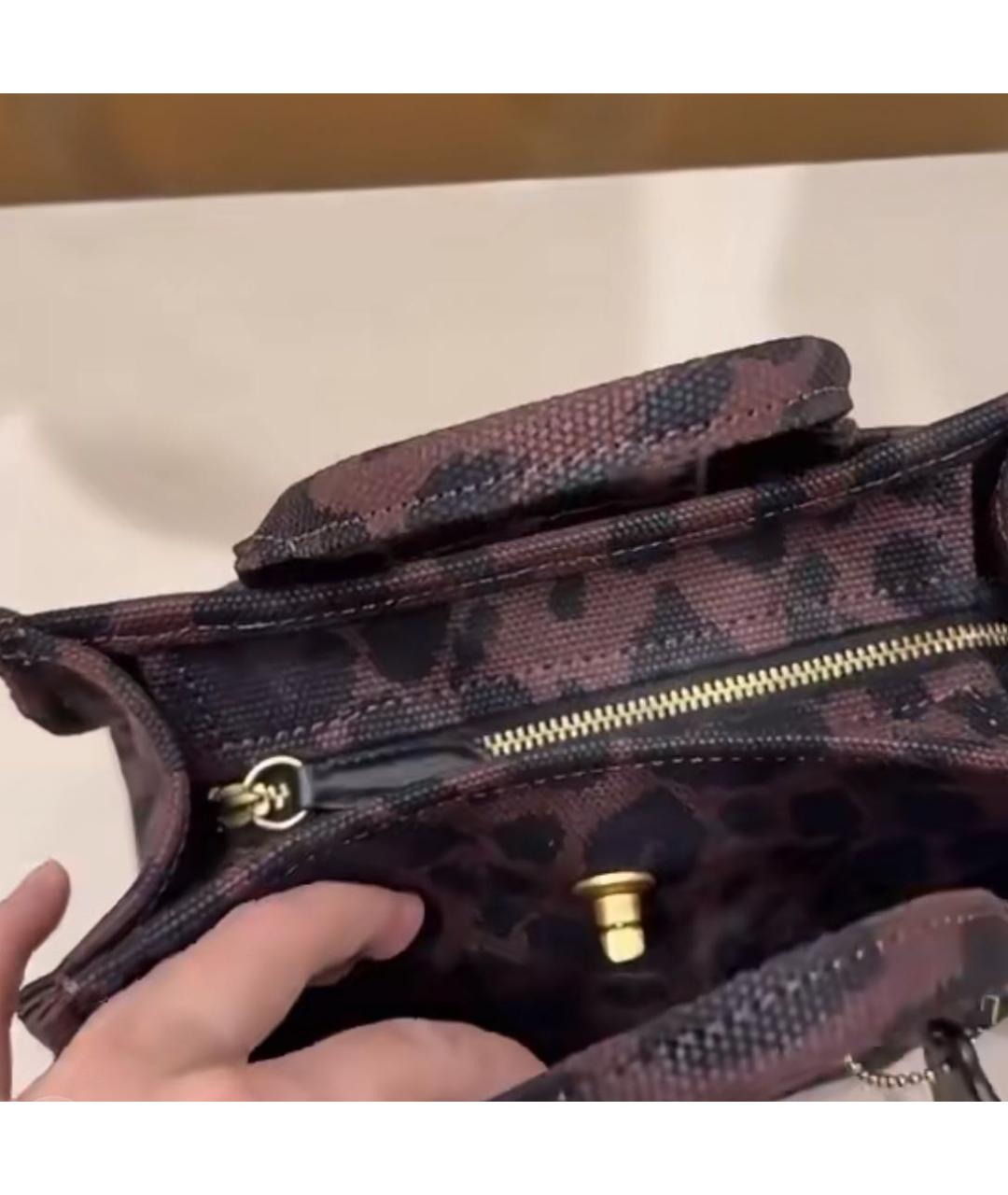 COACH Коричневая сумка тоут, фото 8