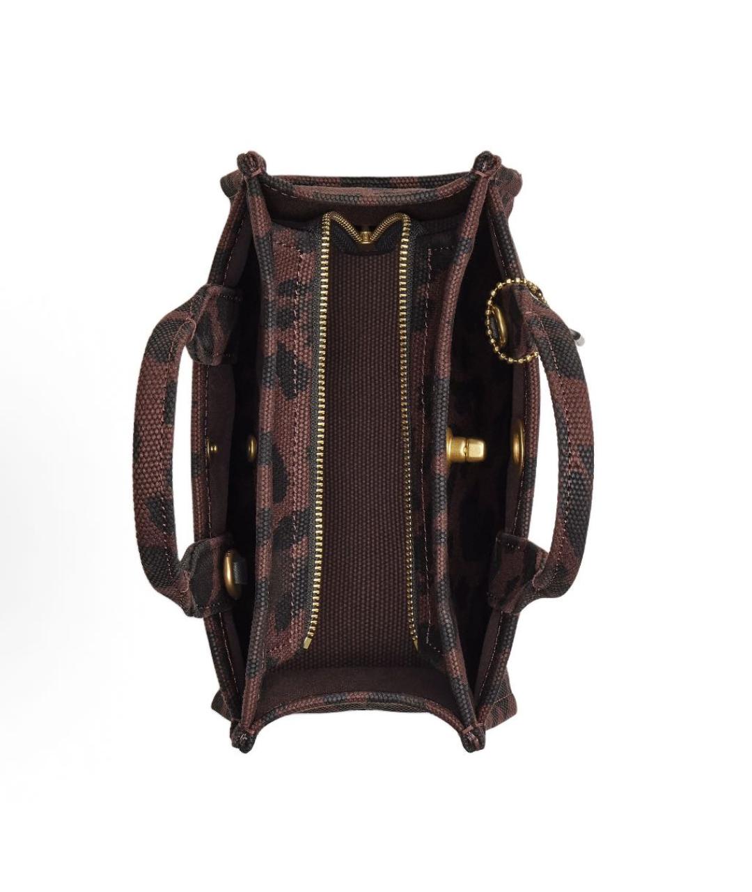 COACH Коричневая сумка тоут, фото 4