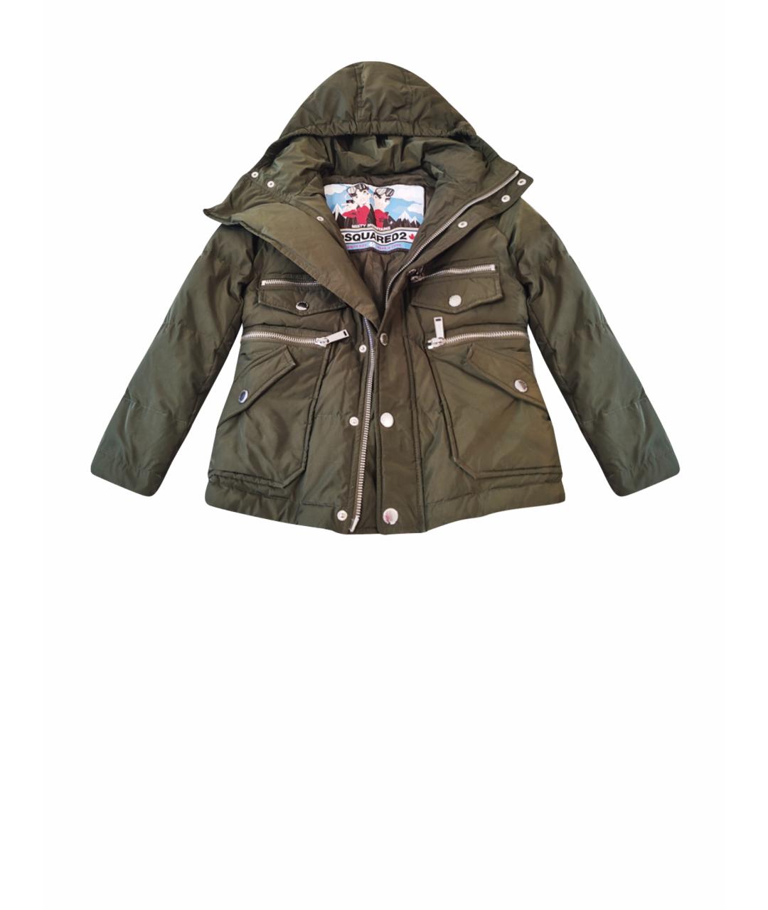 DSQUARED2 Хаки полиамидовая куртка, фото 1