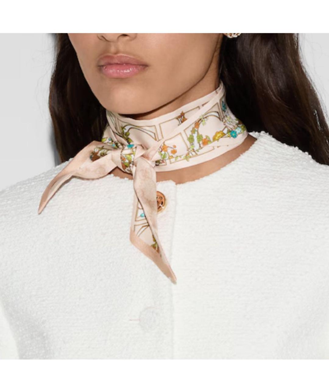 GUCCI Мульти шелковый шарф, фото 7