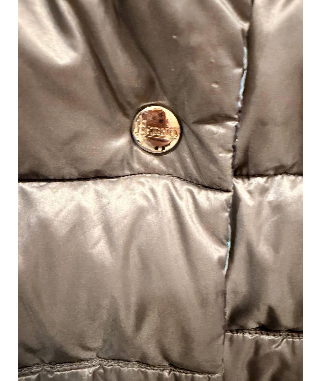 HERNO Антрацитовый пуховик, фото 5