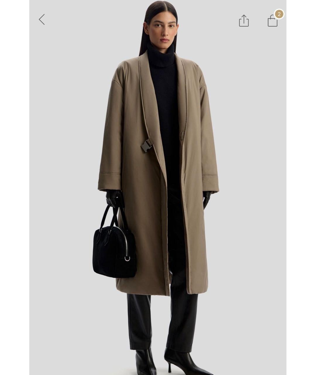 12 STOREEZ Бежевое пальто, фото 6