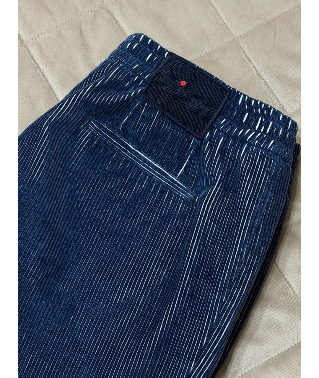 KITON Мульти хлопковые повседневные брюки, фото 5