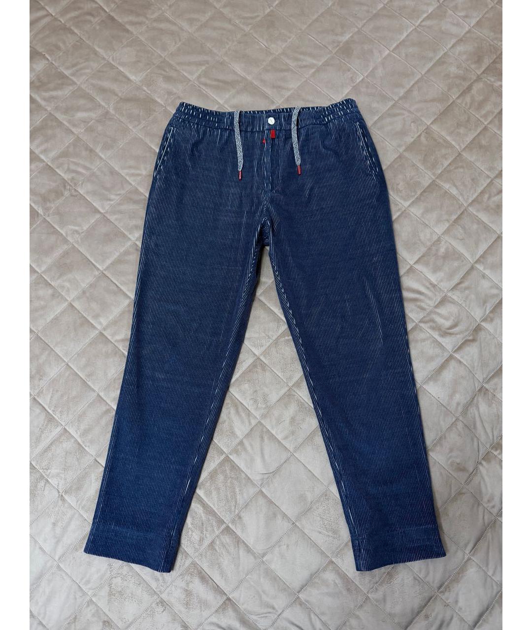 KITON Мульти хлопковые повседневные брюки, фото 4