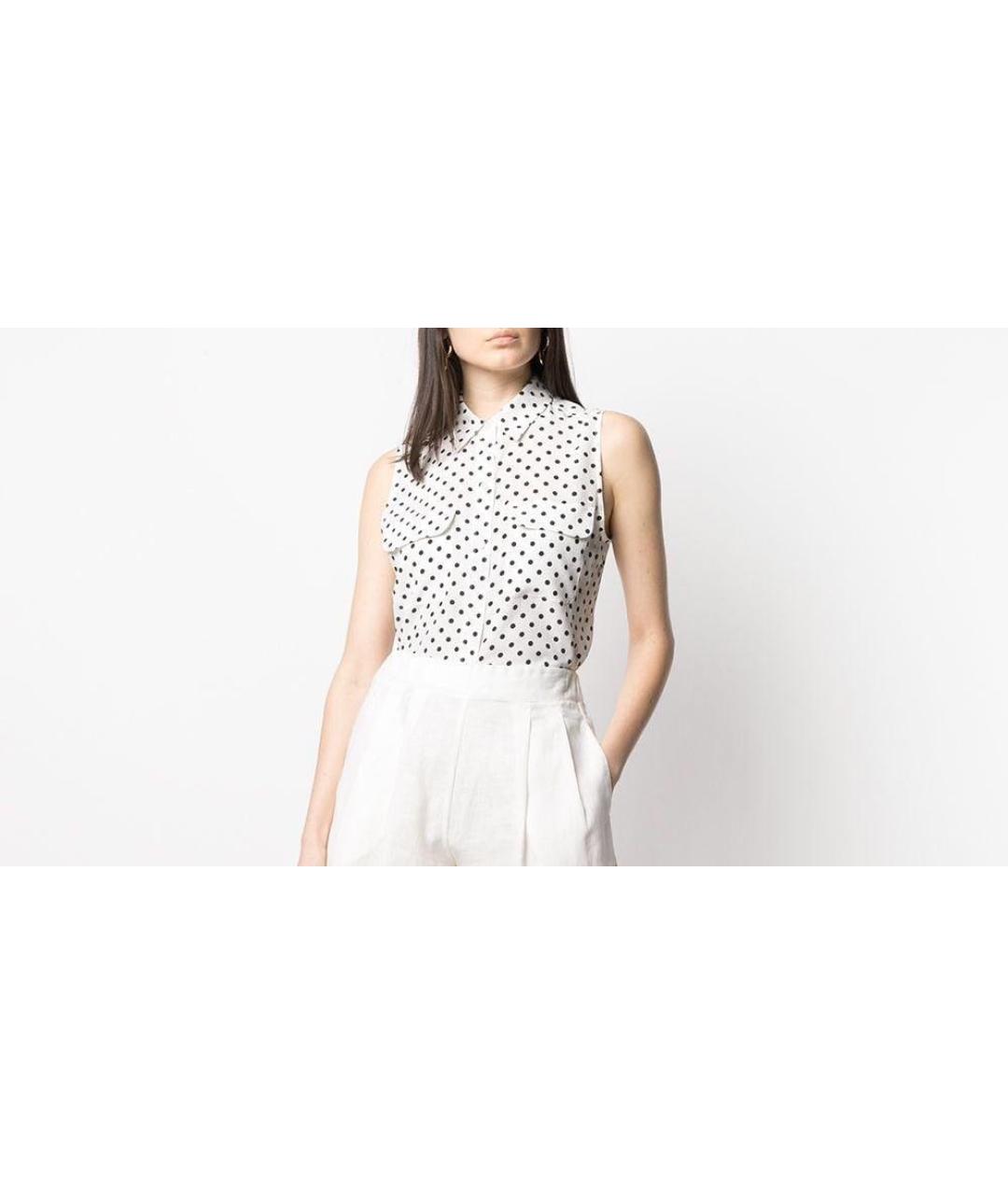 EQUIPMENT Белая шелковая блузы, фото 2