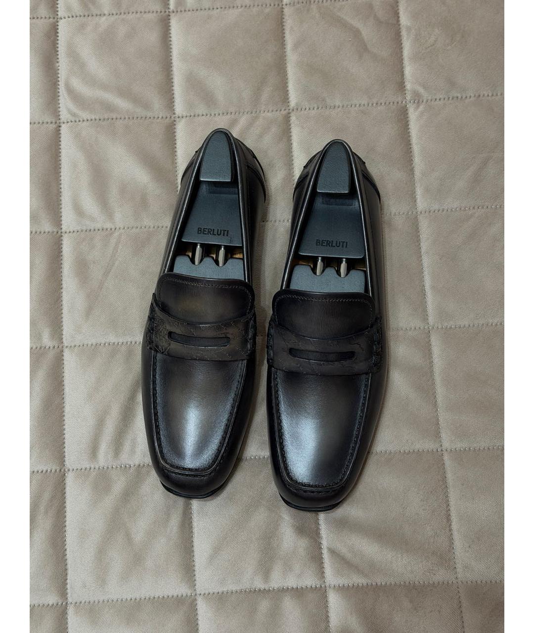 BERLUTI Мульти кожаные мокасины, фото 4