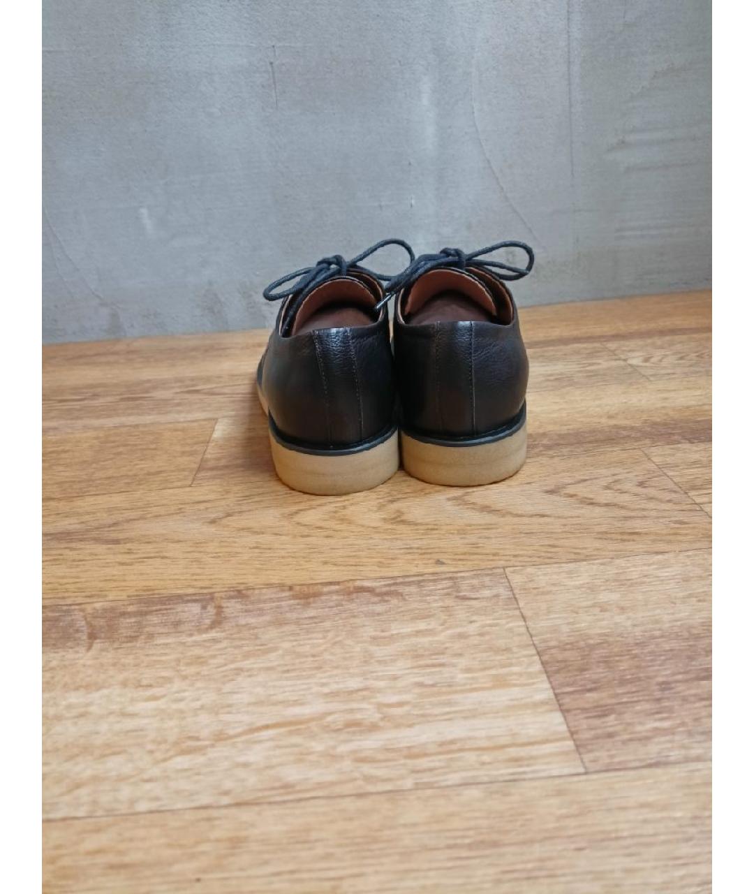 12 STOREEZ Черные кожаные ботинки, фото 4