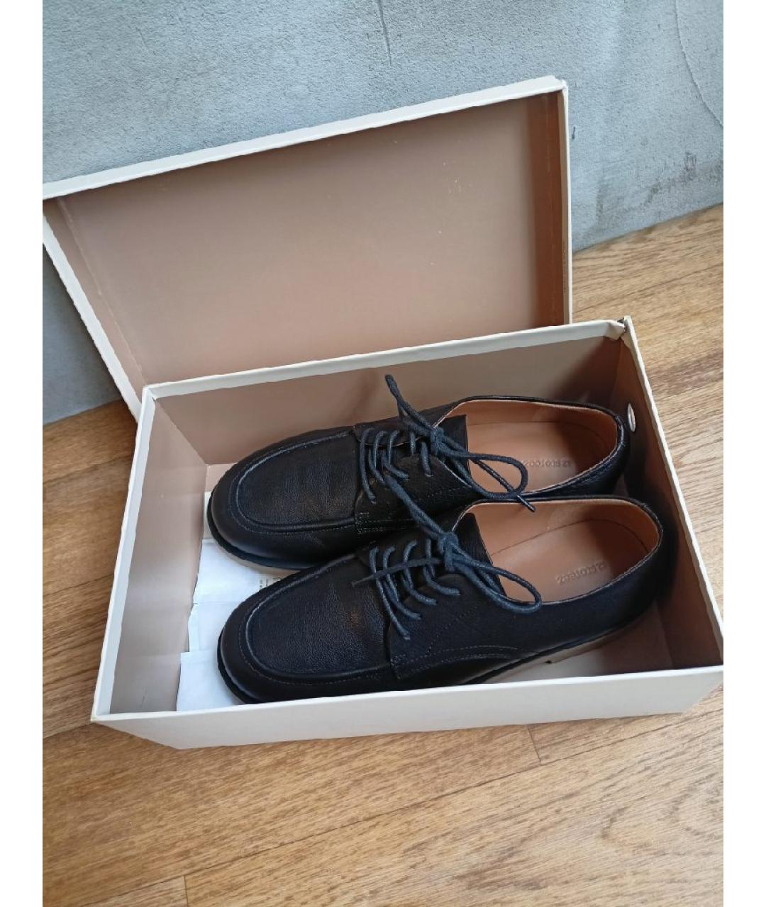 12 STOREEZ Черные кожаные ботинки, фото 7