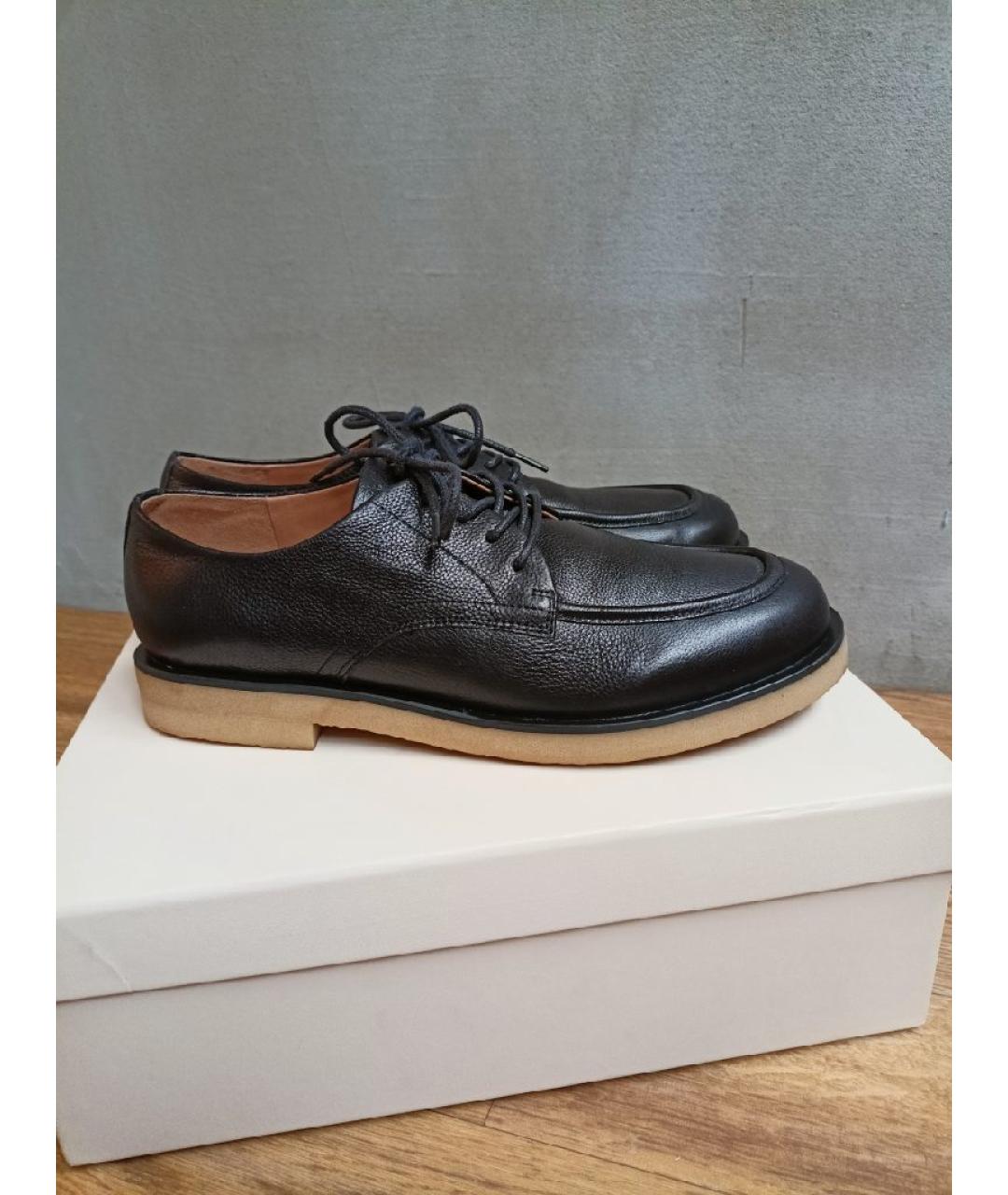 12 STOREEZ Черные кожаные ботинки, фото 8