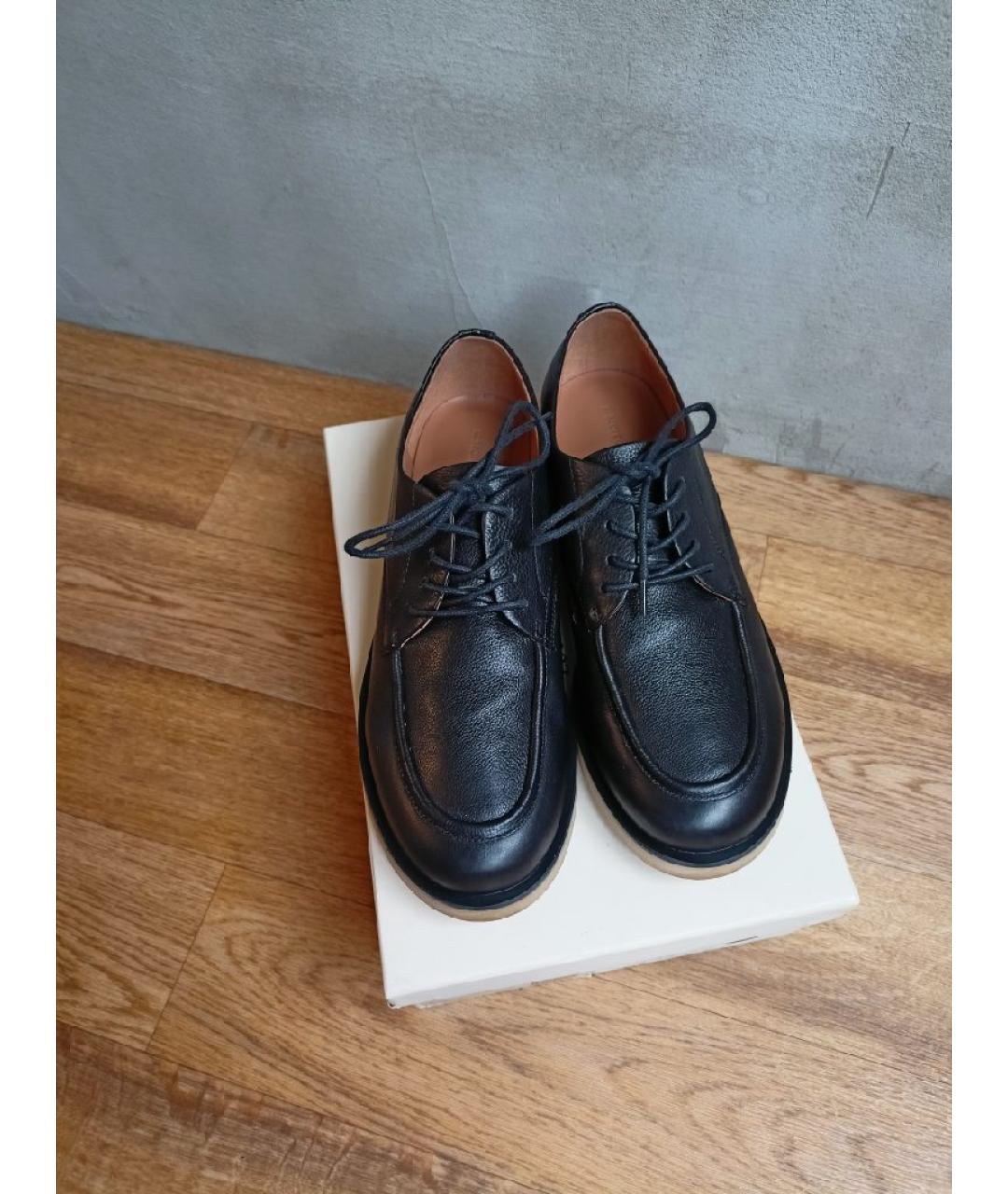 12 STOREEZ Черные кожаные ботинки, фото 2