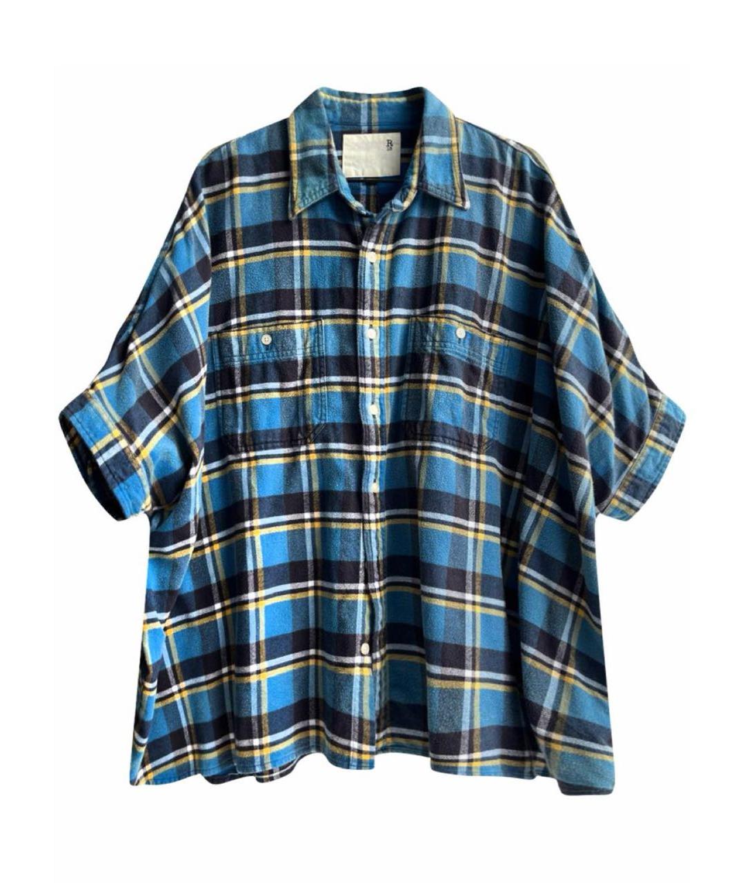 R13 Мульти хлопковая рубашка, фото 4