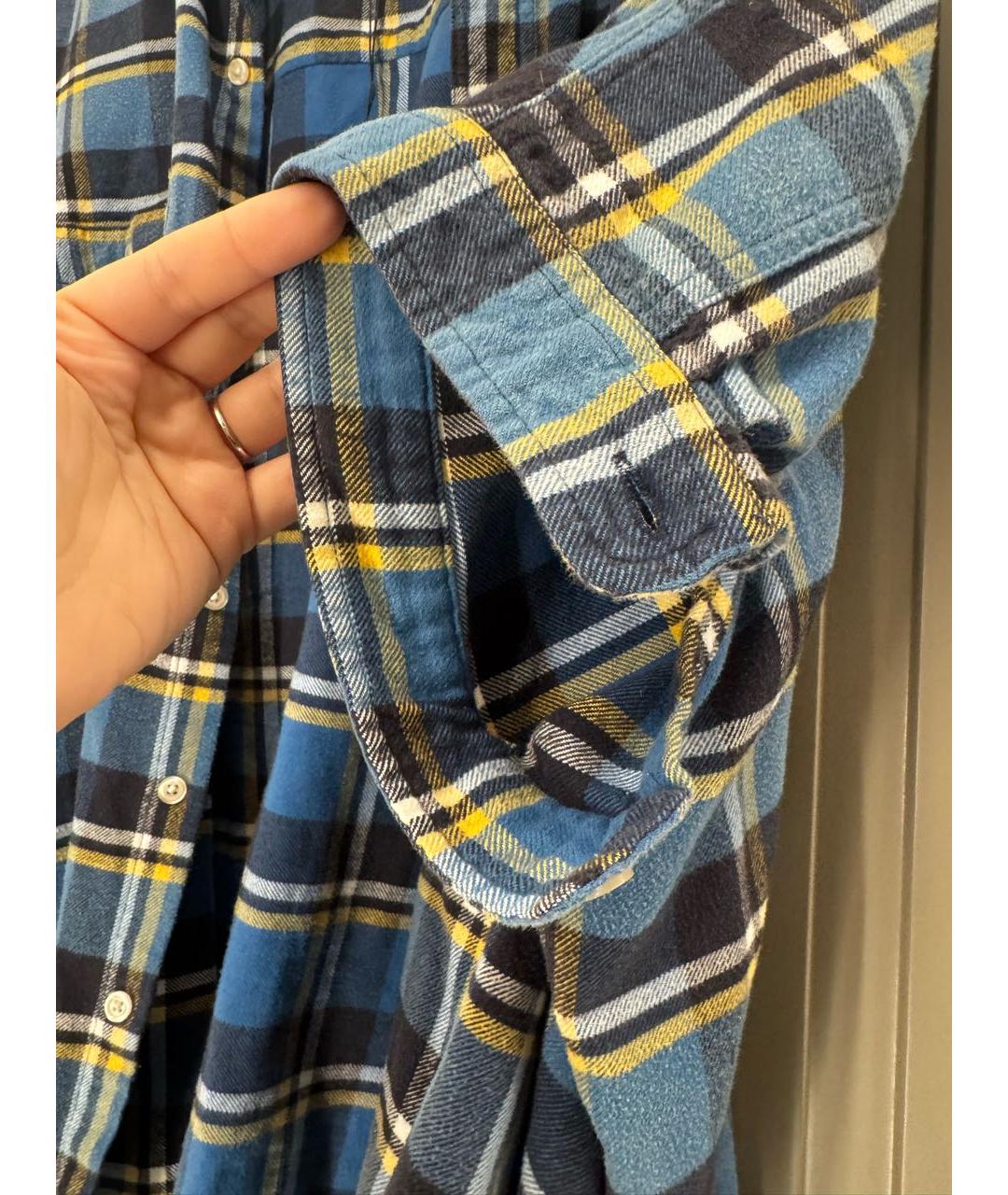 R13 Мульти хлопковая рубашка, фото 5