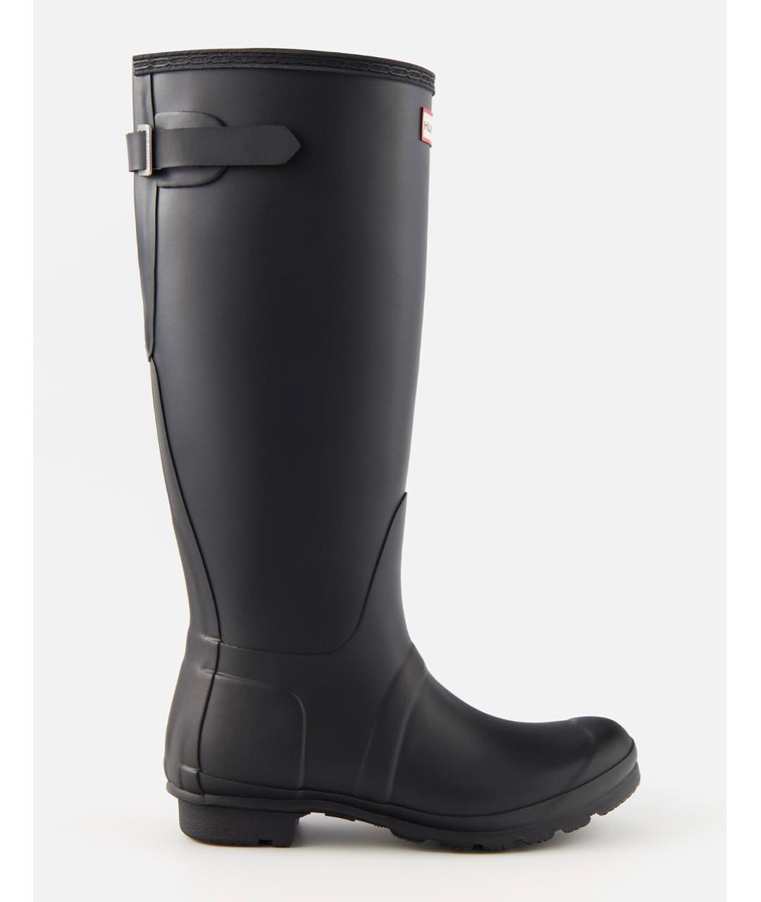 HUNTER Черные резиновые сапоги, фото 4