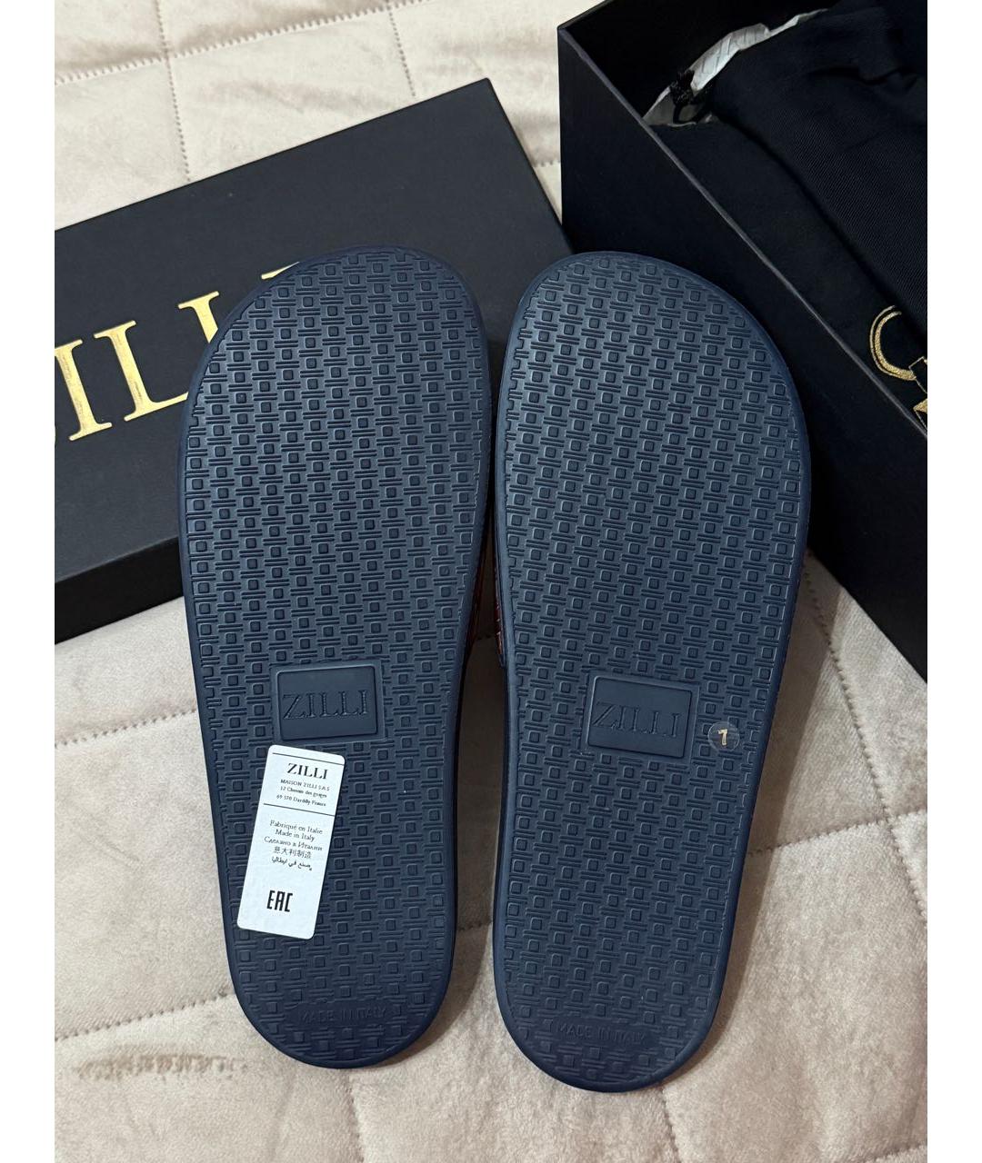 ZILLI Мульти резиновые шлепанцы, фото 6
