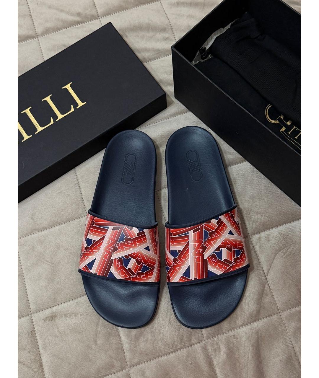 ZILLI Мульти резиновые шлепанцы, фото 2