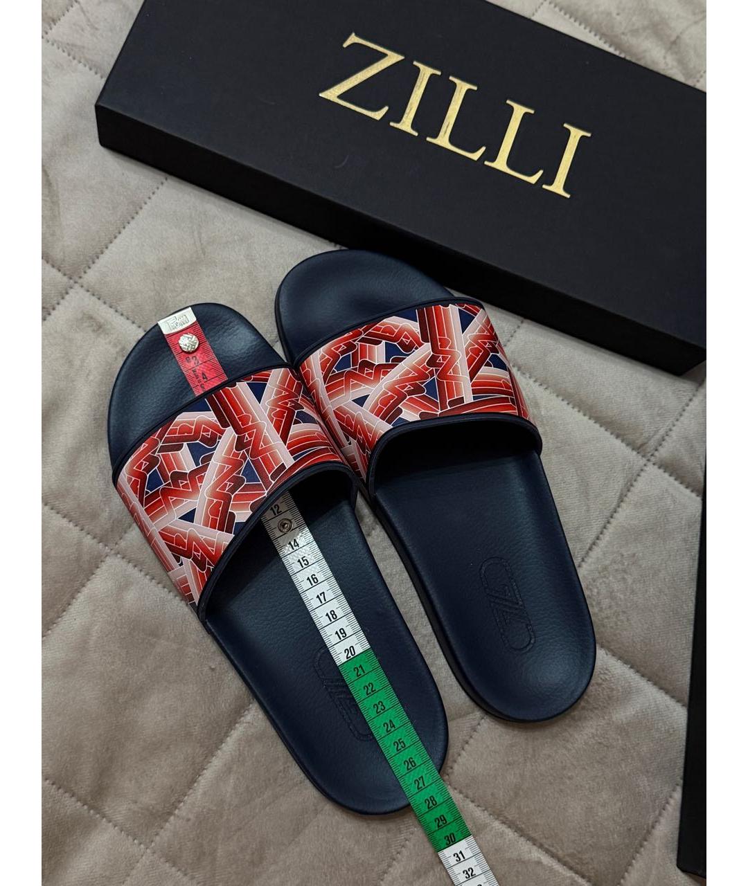 ZILLI Мульти резиновые шлепанцы, фото 8