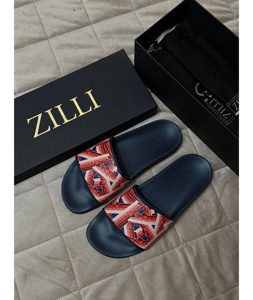 ZILLI Мульти резиновые шлепанцы, фото 3