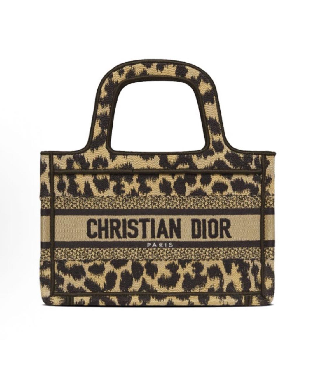 CHRISTIAN DIOR Коричневая сумка тоут, фото 9