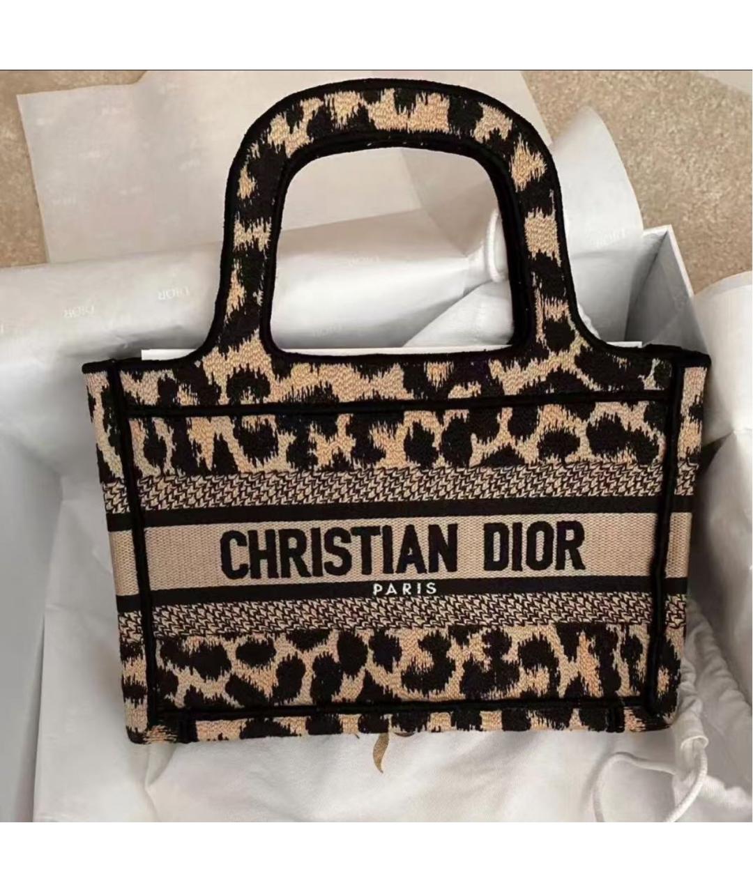 CHRISTIAN DIOR Коричневая сумка тоут, фото 8