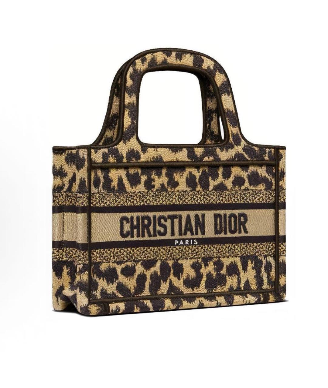 CHRISTIAN DIOR Коричневая сумка тоут, фото 4