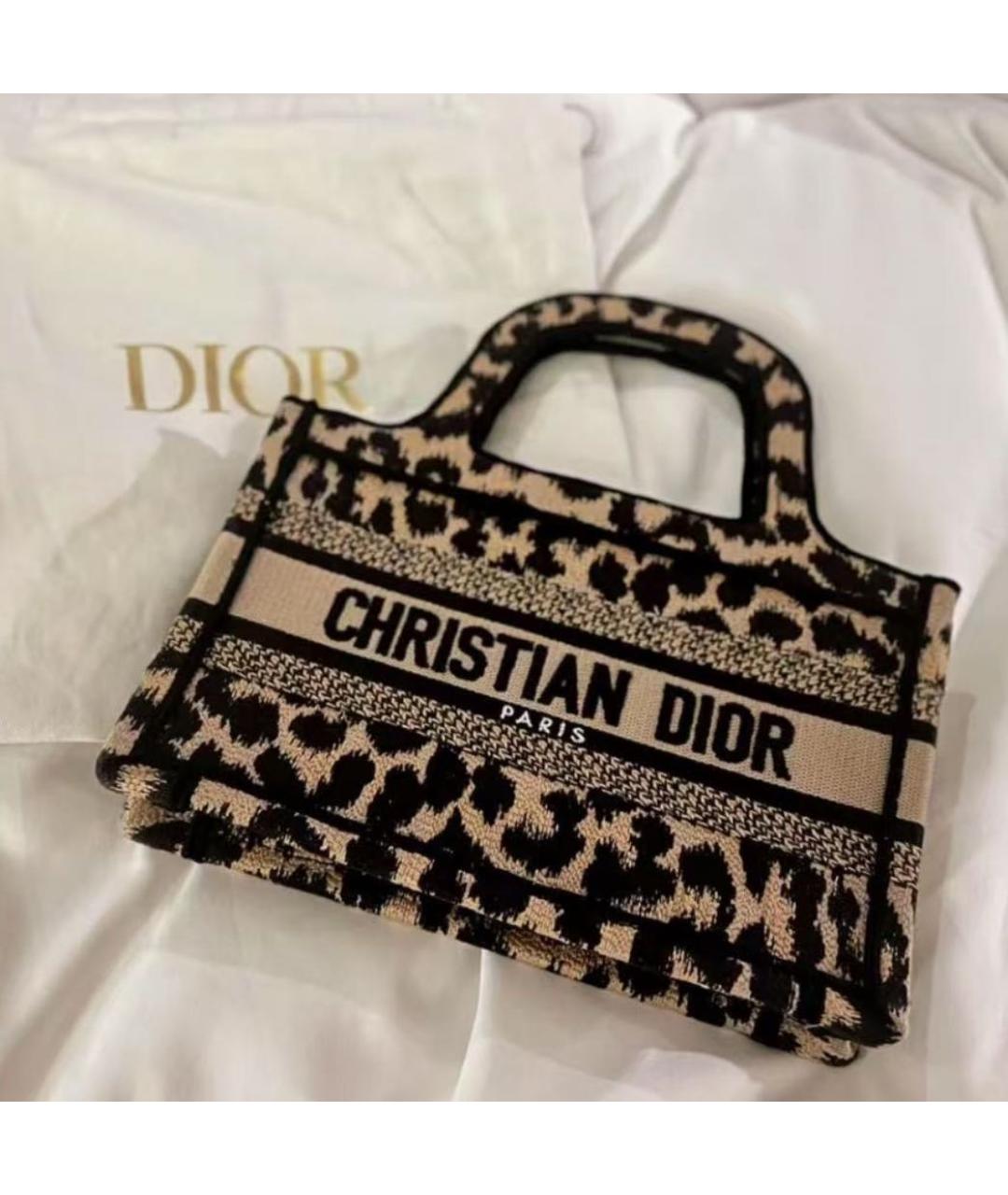 CHRISTIAN DIOR Коричневая сумка тоут, фото 7