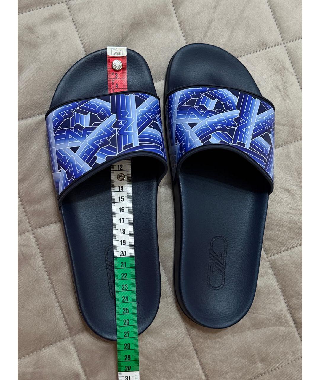 ZILLI Мульти резиновые шлепанцы, фото 8