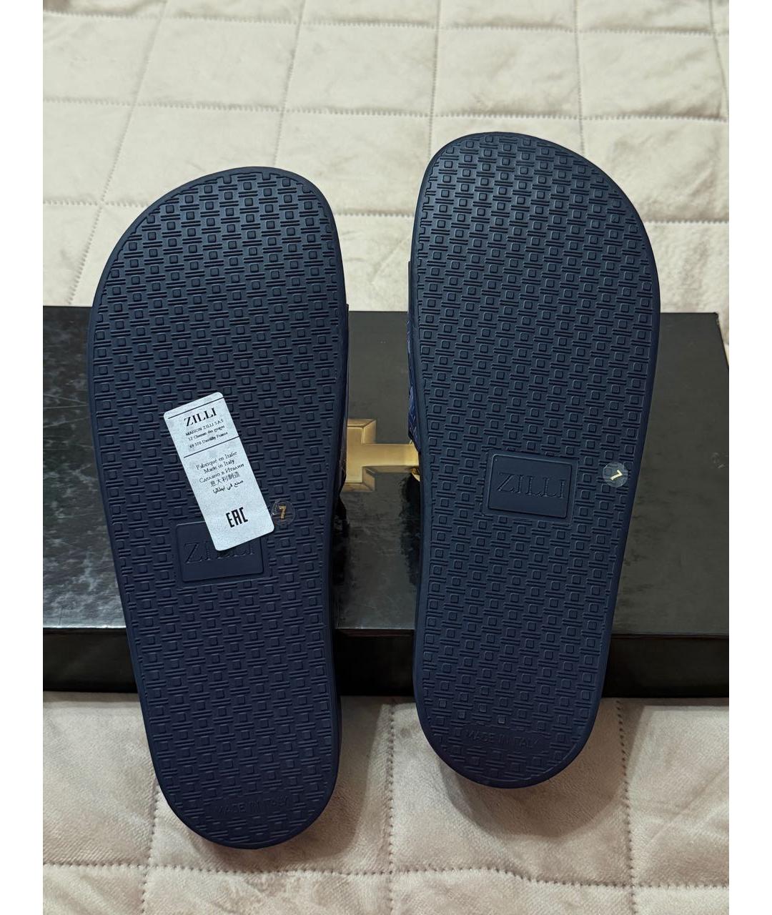 ZILLI Мульти резиновые шлепанцы, фото 5