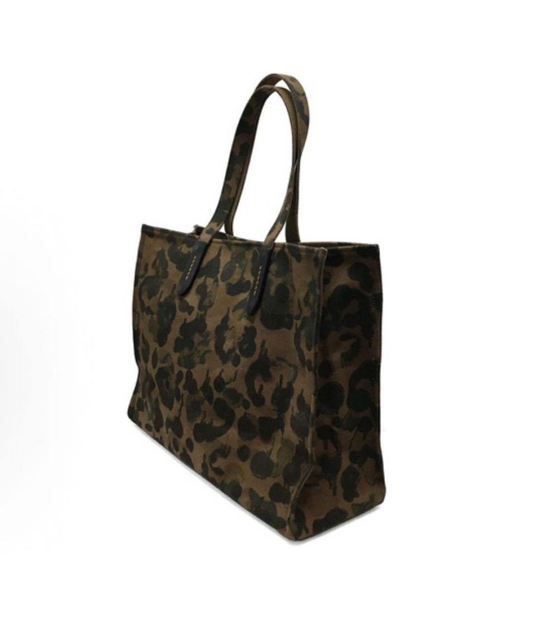 COACH Коричневая сумка тоут, фото 4